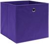 vidaXL Aufbewahrungsboxen 4 Stk. Vliesstoff 28x28x28 cm Lila 325211 Bild 2