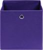 vidaXL Aufbewahrungsboxen 4 Stk. Vliesstoff 28x28x28 cm Lila 325211 Bild 3