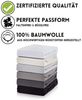 Hometex Premium Textiles Spannbettlaken Exclusive bis 25 cm Steghöhe, Jersey, Gummizug: rundum, 100% Baumwolle, Premium Qualität 160 g/m² Bild 3