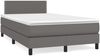 vidaXL Boxspringbett mit Matratze & LED Grau 120x190 cm Kunstleder 3270133 Bild 3