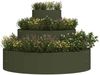vidaXL Garten-Pflanzgefäß Olive Grün 90 x 90 x 20 cm 873651 Bild 3