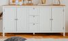 Sideboard Vestland weiß und Eiche 180 x 90 cm Bild 2