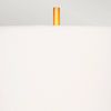 Elstead Apollo Tischleuchte messing Lampenschirm weiss 87cm Bild 2