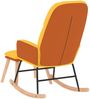 Schaukelsessel mit Hocker Senfgelb Stoff [3097407] Bild 5