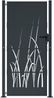 vidaXL Gartentor Anthrazit 100x175 cm Stahl Gras-Design 153170 Bild 3