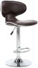 Barhocker SUPRI höhenverstellbar 2er Set Braun Kunstleder | Barstühle drehbar Küchenhocker Thekenhocker für Küche Hausbar Bild 4
