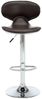 Barhocker SUPRI höhenverstellbar 2er Set Braun Kunstleder | Barstühle drehbar Küchenhocker Thekenhocker für Küche Hausbar Bild 5