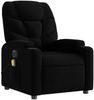 vidaXL Massagesessel Elektrisch Schwarz Stoff 3204586 Bild 3