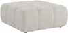 Vente-unique - FACIVIL Pouf Stoff Beige - B 94 cm x H 43 cm x L 94 cm Bild 2