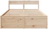 vidaXL Massivholzbett ohne Matratze 120x200 cm Kiefernholz 3282351 Bild 4