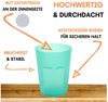 Engelland Becher Plastikbecher in modernen Neonfarben, Mehrweg, 1-tlg, Kunststoff, spülmaschinengeeignet, bruchfest, wiederverwendbar, 250 ml, 0,25 Liter Bild 4