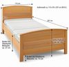 bv-vertrieb Schlafzimmer-Set, (1-tlg), Buche dekor Bild 3