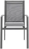 Vente-unique - TELTO Garden dining set Metall Grau - B 61 cm x H 89 cm x L 55 cm Bild 3