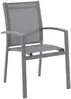 Vente-unique - TELTO Garden dining set Metall Grau - B 61 cm x H 89 cm x L 55 cm Bild 2