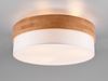 Deckenleuchte SEASONS Holzlampe mit Stoffschirm Weiß, Ø 50cm Bild 3