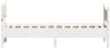vidaXL Massivholzbett ohne Matratze Weiß 75x190 cm Kiefernholz 3216406 Bild 5