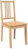 vidaXL Esszimmerstühle 2 Stk. Natur Massivholz Gummibaum 4102398 Bild 4
