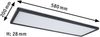 Paulmann No. 71003 LED Panel Atria Shine 580x200 mm 3000K 22W Schwarz dimmbar Bild 3