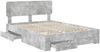 vidaXL Bettrahmen mit Kopfteil Beton Grau 160 x 200 cm Holzwerkstoff 3412351 Bild 5