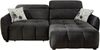 Jockenhöfer Gruppe Ecksofa Zoom L-Form, B: 263 cm, mit 60 cm elektr. Sitztiefenverstellung, 140kg Belastbarkeit, USB-Anschluss, Kopfteilverstellung & Zierkissen Bild 2