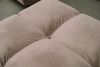 KAWOLA Sofa VIVIEN Ecksofa Velvet sand Longchair links 85 x 178 x 290 cm Bild 5