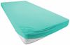 Visaggio Spannbettlaken Jersey aus 100% Baumwolle Spannbetttuch Bettlaken, Jersey, Gummizug: rundum, Spannbettlaken, für Matratzenhöhen bis 22 cm, Steghöhe 30 cm Bild 2