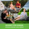 Green Bean® Sitzsack, waschbar, Polyester-PVC-Stoff, Hellgrau, 140x180 cm, 380 Liter Bild 3