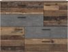 Forte 'Skive' Kommode, Holzwerkstoff Old Wood, 95,9 x 41,3 x 124,9 cm Bild 2