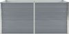 vidaXL Hochbeet 160 x 80 x 77 cm Verzinkter Stahl Grau 42404 Bild 3