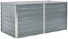 vidaXL Hochbeet 160 x 80 x 77 cm Verzinkter Stahl Grau 42404 Bild 2