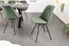 riess-ambiente Polsterstuhl SCANDINAVIA MEISTERSTÜCK grün / schwarz (Einzelartikel, 1 St), Esszimmer · Cord · Metall · Wohnzimmer · Retro Design Bild 3