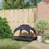 vidaXL Hundebett Schwarz 104 x 86 x 84,5 cm Stahl 42008188 Bild 3