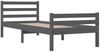 vidaXL Massivholzbett Grau 100x200 cm [814811] Bild 4