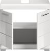 Xonox Scout Waschbeckenunterschrank (B/H/T: 60x56x34 cm) in weiß Nachbildung und weiß Hochglanz tiefzieh Bild 3