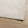 vidaXL Teppich Shaggy Hochflor Modern Creme 120x170 cm 375234 Bild 4