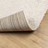 vidaXL Teppich Shaggy Hochflor Modern Creme 120x170 cm 375234 Bild 5