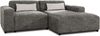 AX LIVING Ecksofa Grau Jughlio, 240cm stilvoll & komfortabel R Bild 2