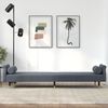 vidaXL Schlafsofa mit Kissen Dunkelgrau Samt 351858 Bild 3