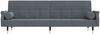 vidaXL Schlafsofa mit Kissen Dunkelgrau Samt 351858 Bild 4