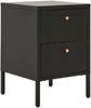 House Nordic Kommode, 2 Schubladen, Stahl, schwarz, 40x40x59,5 cm Bild 2