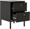 House Nordic Kommode, 2 Schubladen, Stahl, schwarz, 40x40x59,5 cm Bild 3