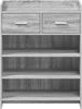 vidaXL Schuhschrank Grau Sonoma 73,5 x 36 x 92 cm Holzwerkstoff 8011328 Bild 4