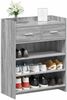 vidaXL Schuhschrank Grau Sonoma 73,5 x 36 x 92 cm Holzwerkstoff 8011328 Bild 2