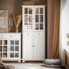 SoBuy FSB76-W Sideboard, MDF, Lackiert, Weiß, 71 x 175 x 38 cm Bild 2