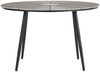 ebuy24 Gartentisch Dance Gartentisch Ø120 cm, schwarz und hellgrau. Bild 5