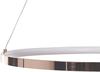 'Jordan' Hängelampe LED Rosegold Metall dia. 50 cm Pendelleuchte für Esszimmer für Schlafzimmer für Wohnzimmer Bild 5