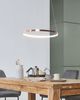 'Jordan' Hängelampe LED Rosegold Metall dia. 50 cm Pendelleuchte für Esszimmer für Schlafzimmer für Wohnzimmer Bild 3