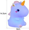 LED Batterie Tischlampe GOLDY Einhorn Lampe mit RGBW Farbwechsel, Höhe 15cm Bild 3