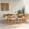 vidaXL Außen Bistro-Stühle 8 pcs Cremeweiß 40 x 53 x 80 cm 3416288 Bild 3