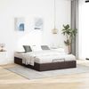 vidaXL Ottoman-Bett ohne Matratze Dunkelbraun 140x190 cm Stoff 3310878 Bild 3